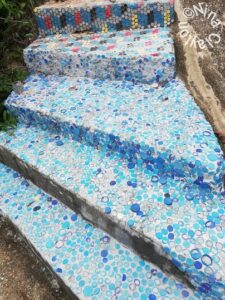 Blue mosaic Koh Tao 2018 By Nina Clayton