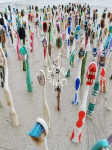 Attack of the Dental Hygiene Utensils, Koh Seh, 2018 By Nina Clayton & Louise Wauters